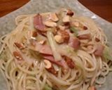 焼豚と長ネギのレモン醤油パスタ作り方5写真