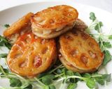 ポン酢でれんこんのツナマヨ挟み焼き作り方9写真