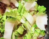 白菜の生姜と合い挽き肉のあんかけ作り方4写真
