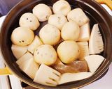 たけのことがんもとこんにゃくの煮びたし作り方4写真