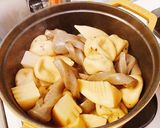 たけのことがんもとこんにゃくの煮びたし作り方5写真