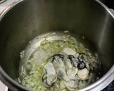 手早く圧力鍋でかきとほうれん草のリゾット作り方5写真