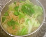 菜の花とキャベツの春パスタ作り方9写真