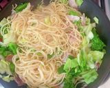 菜の花とキャベツの春パスタ作り方11写真