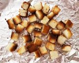 ５分で簡単♪食パンで手作りクルトン作り方4写真