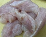 簡単♪鶏むね肉とセロリのレモン炒め作り方1写真