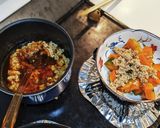 炒め不要！かぼちゃのそぼろ煮作り方7写真