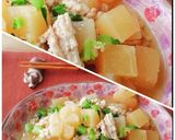 レンチンで簡単✨豚挽肉入りトロミ大根煮作り方6写真
