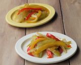 簡単♪セロリとパプリカの塩きんぴら作り方4写真