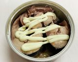 超簡単 サバ水煮缶 マヨ七味作り方2写真