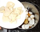 たけのこ里芋煮物♪簡単ダイエット漢方薬膳作り方6写真