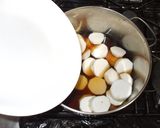 たけのこ里芋煮物♪簡単ダイエット漢方薬膳作り方5写真