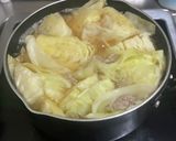 キャベツ大量消費!豚バラでもつ鍋もどき作り方4写真