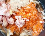 きのこと野菜の炊き込みご飯 簡単作り方3写真