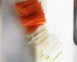 皮も使って！大根きんぴら炒め作り方1写真