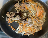 皮も使って！大根きんぴら炒め作り方4写真