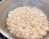 【保育園給食】りんごとさつま芋のきんとん作り方1写真