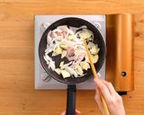 蒸しサラダ豆のスペイン風オムレツ作り方2写真