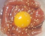 パプリカと生ハムのユッケ風作り方5写真