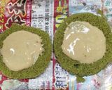 抹茶蒸しパンのきな粉クリームサンド作り方5写真