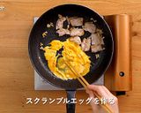 ふわふわ玉子と小松菜の焼ビーフン作り方4写真