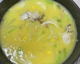 牡蠣と大根のコーンスープ作り方4写真