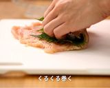 アスパラガスとチキンのチーズロール作り方3写真