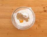 もやしのチーズチヂミカレーマヨソース作り方1写真