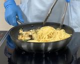 日生の牡蠣と牛窓のマッシュルームのパスタ作り方4写真