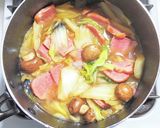 白菜とロースハムのトロトロ煮作り方4写真