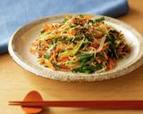 野菜たっぷりビビンバ風焼ビーフン作り方7写真