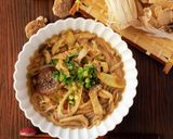 きのこたっぷり！中華卵とじフォー作り方10写真