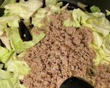 挽肉とナスとキャベツの味噌炒め作り方11写真