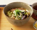 揚げなすと豚肉の和そば風作り方11写真