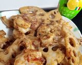 簡単美味しい！レンコンのエビマヨ炒め作り方5写真