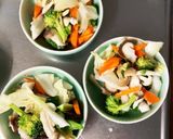 レンジ肉なし豆腐コク旨和風味噌野菜炒め作り方12写真