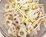 簡単！れんこん・豆もやし・えのきナムル作り方2写真