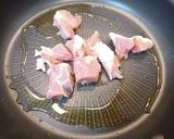 鶏ももと白菜 長ネギの白だし餡かけうどん作り方2写真