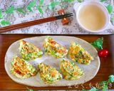 ヘルシー♪ふわふわネギ焼きの明石焼き風作り方7写真