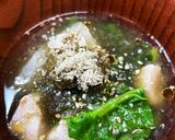大根と菜花の鳥スープ作り方5写真