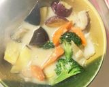 肉なしごまみそ豆乳鍋炒め味春雨炒め煮作り方16写真