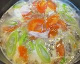 卵とトマトのスープ作り方3写真