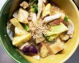 根菜茄子肉なしオイスター炒味温野菜サラダ作り方19写真
