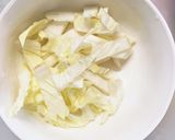 レンジ肉なしキムチ鍋味白菜筍春雨回鍋肉風作り方6写真
