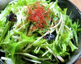 【激安×低糖質】♬水菜のチョレギサラダ♬作り方5写真