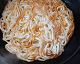 焼きうどん かた焼き仕立て作り方4写真