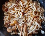 焼きうどん かた焼き仕立て作り方8写真