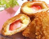 サンドイッチパンでいちごクリーム揚げパン作り方15写真