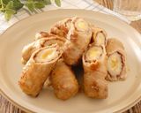 チーズ入りちくわの肉巻き作り方4写真
