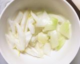 オイスター醤油炒味豚こま大根青椒肉絲風作り方5写真